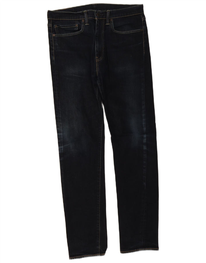 Levi's Herre 522 Slim Jeans W34 L34 Marineblå Bomuld