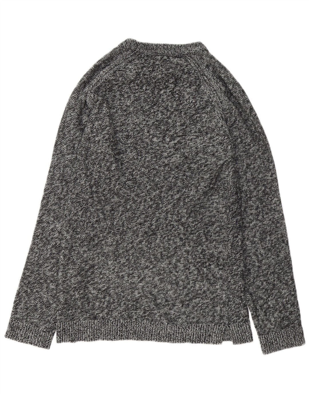 JACK & JONES Herre Boat Neck Jumper Sweater Small Grey Flecked