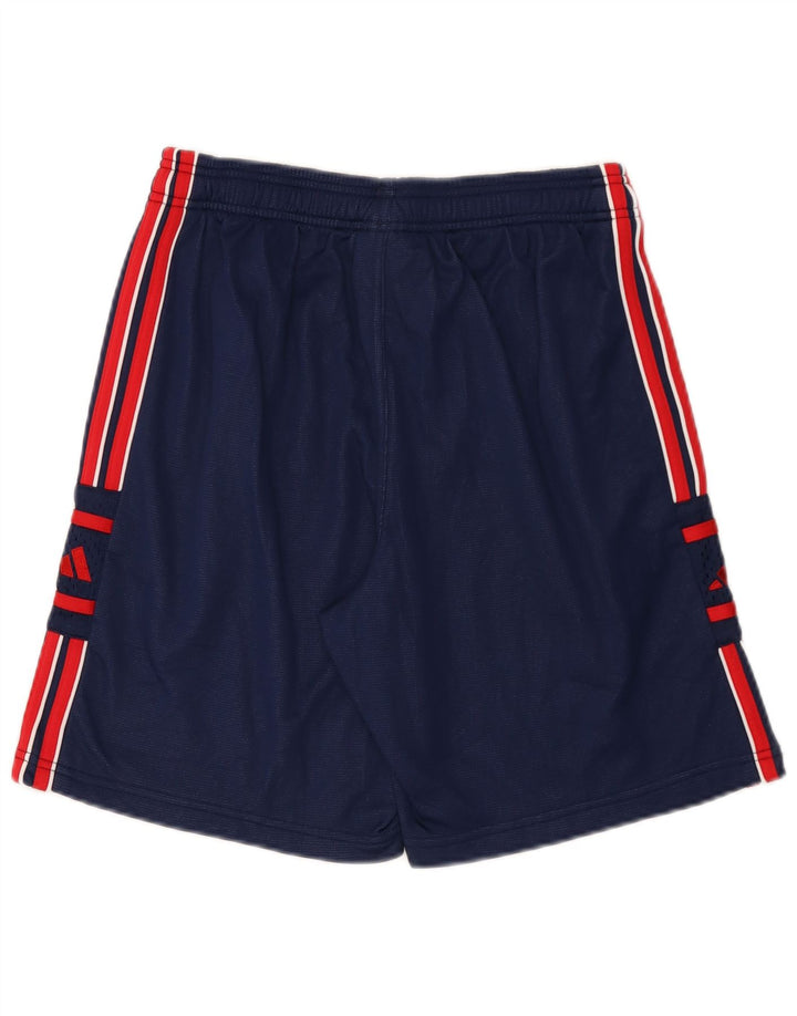 Adidas grafiske sportsshorts til mænd mellem marineblå polyamid