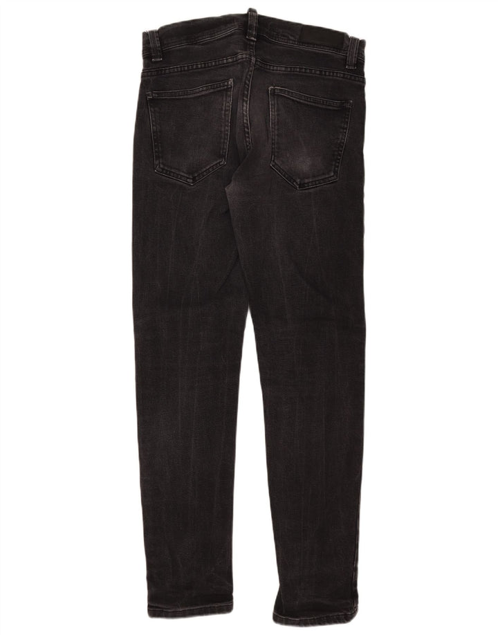 Zara Herre Slim Jeans EU 40 Medium W31 L30 Sort Bomuld