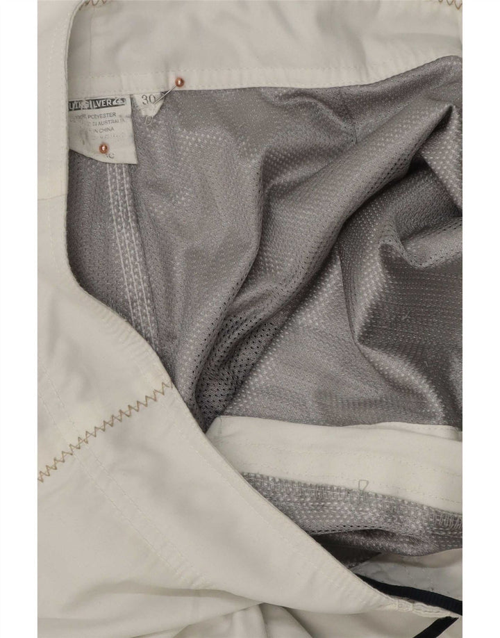 Quiksilver Herre grafiske svømmeshorts Medium White Polyester