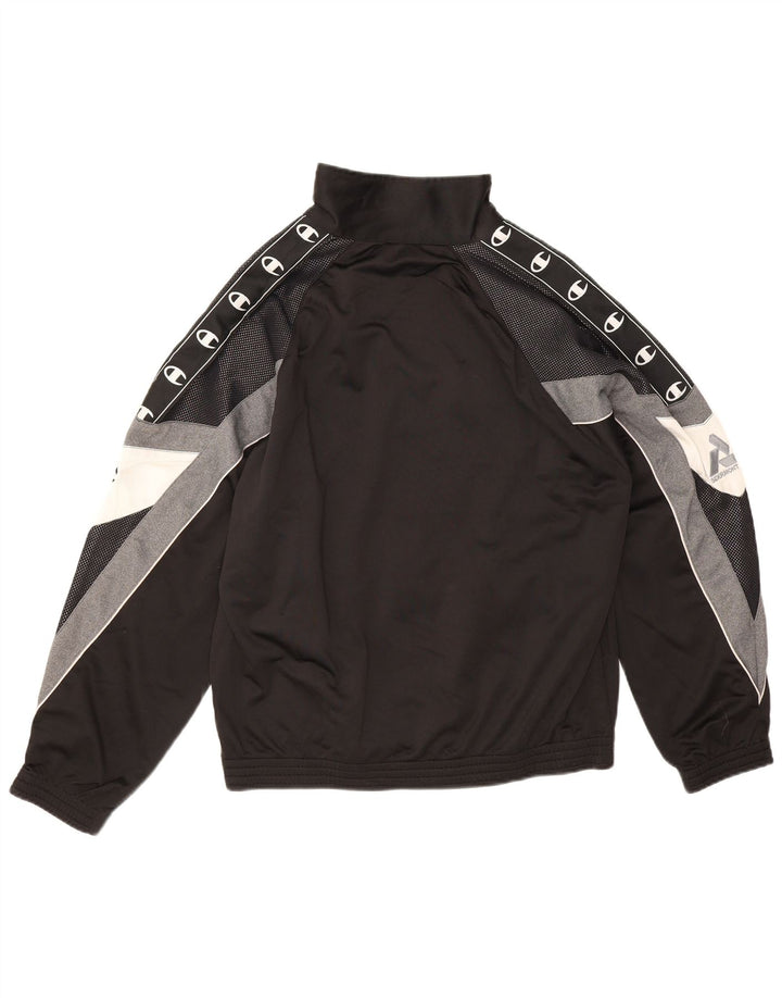 Champion Herre grafisk træningsdragt Topjakke Medium Sort Colourblock