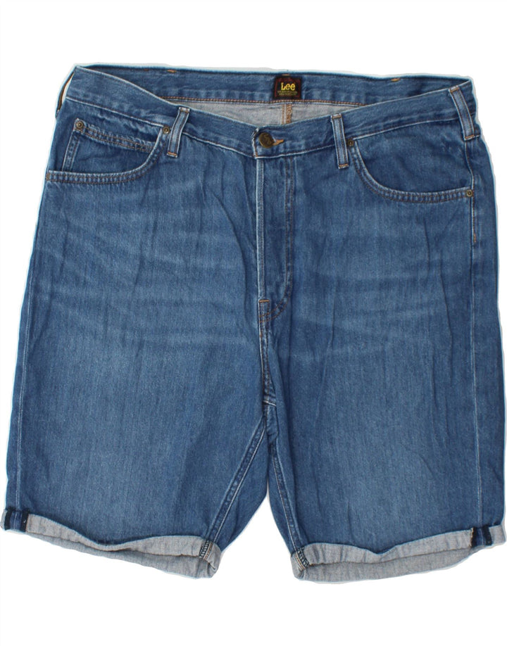 LEE Mens 5 Pocket Short Denim Shorts W38 XL Blue Cotton Vintage Lee and Second-Hand Lee from Messina Hembry 