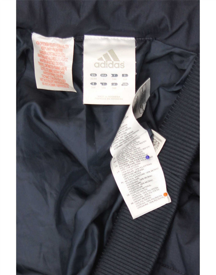Adidas polstret drengejakke 13-14 år Marineblå Colourblock Polyester