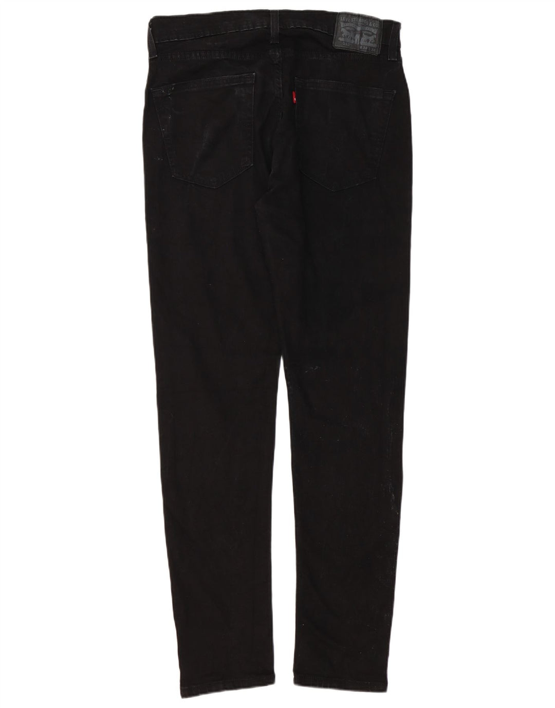 LEVI'S Herre 512 Slim Tapered Jeans W34 L32 Sort Bomuld