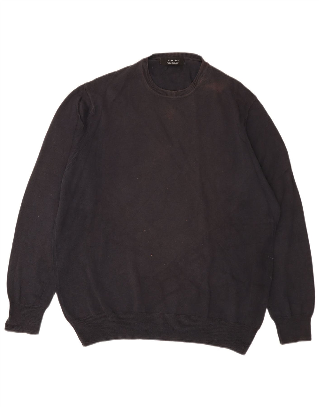 Zara Herre sweater med rund hals XL sort