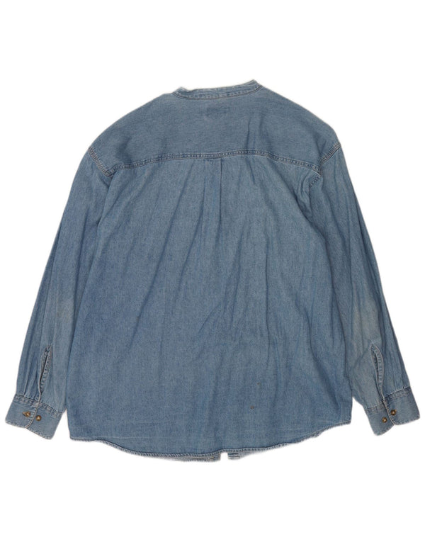 Faded Glory Herre Denim Shirt XL Blå Bomuld