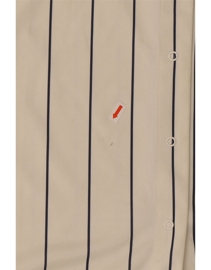 Fila Womens Grafisk Oversized Jersey Top UK 10 Small White Striped