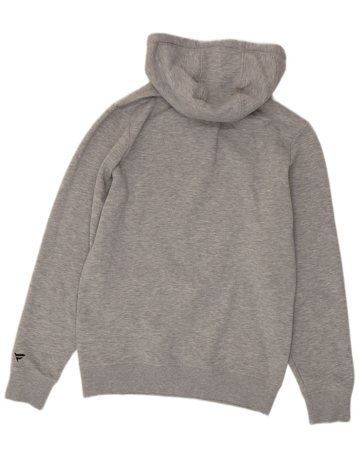 NFL Herre Raiders Grafisk hættetrøje Jumper Medium Grey Flecked Bomuld