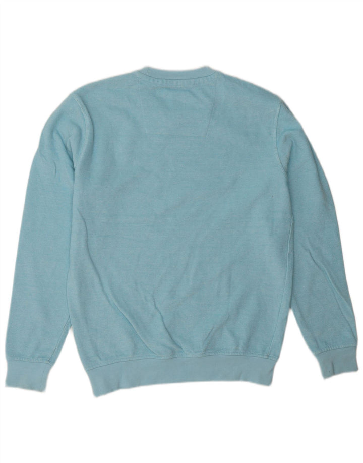 Besætningstøj Herre sweatshirt Jumper lille blå bomuld