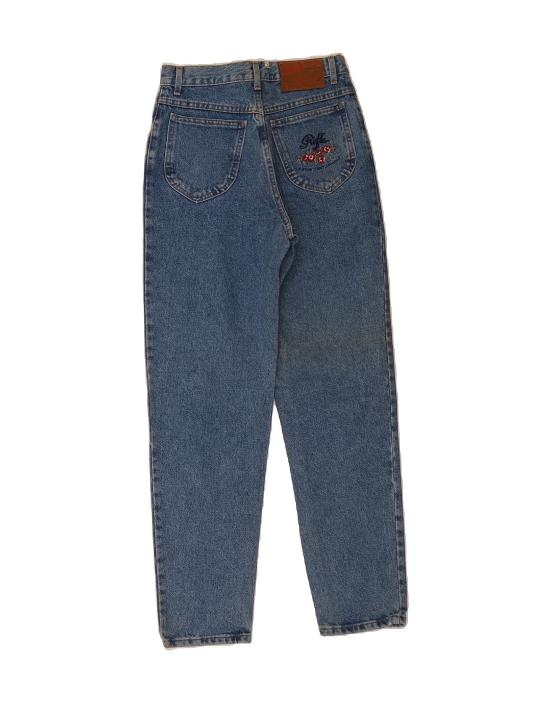 RIFLE Womens Tapered Jeans W29 L30 Blue Cotton Vintage Rifle and Second-Hand Rifle from Messina Hembry 
