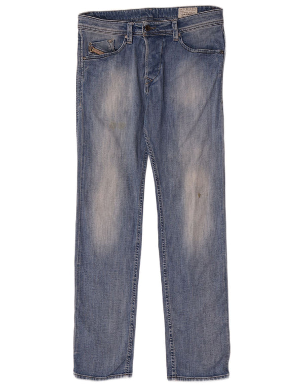 Diesel Herre Darron Regular Slim Tapered Jeans W31 L32 Blå Bomuld