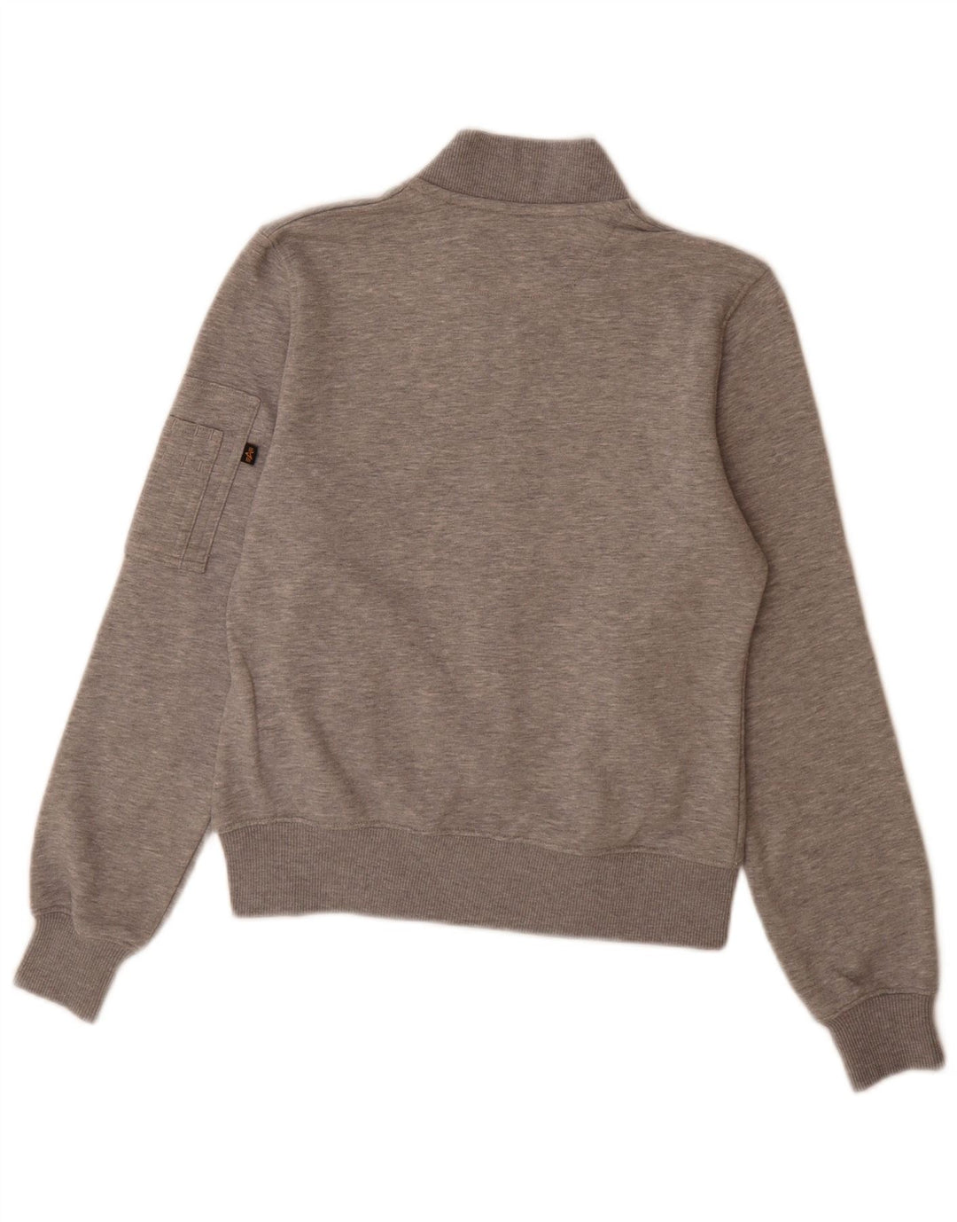 Alpha Industries Træningsdragt til mænd Topjakke XS Grå Flecked Bomuld