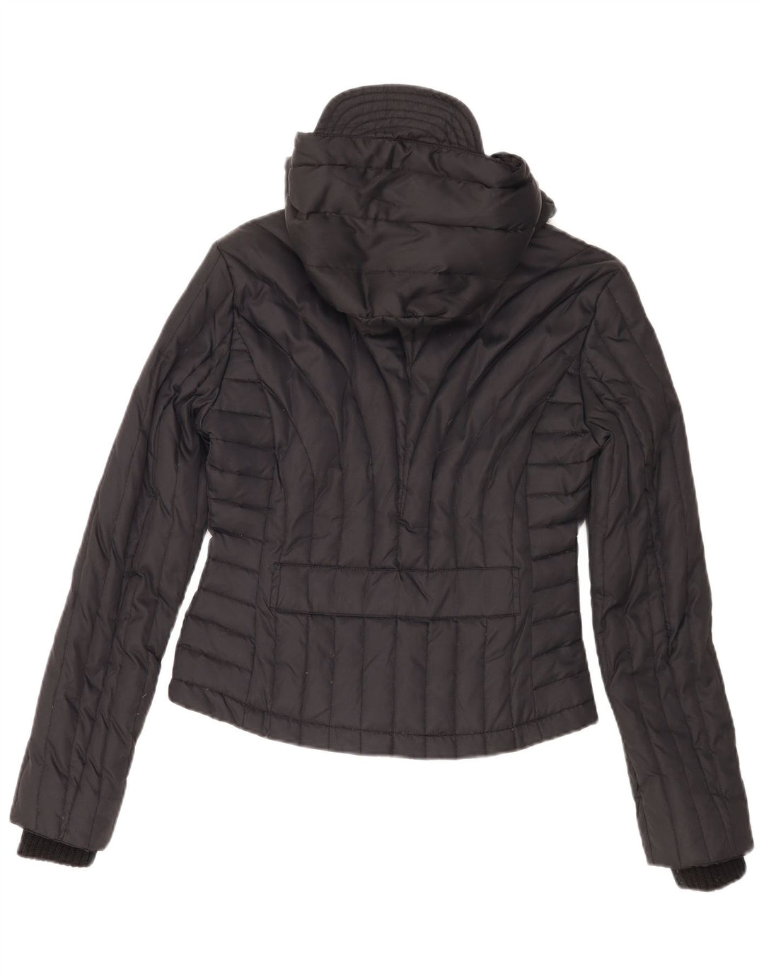 Killah, polstret jakke til kvinder, UK 14 Medium Sort Nylon