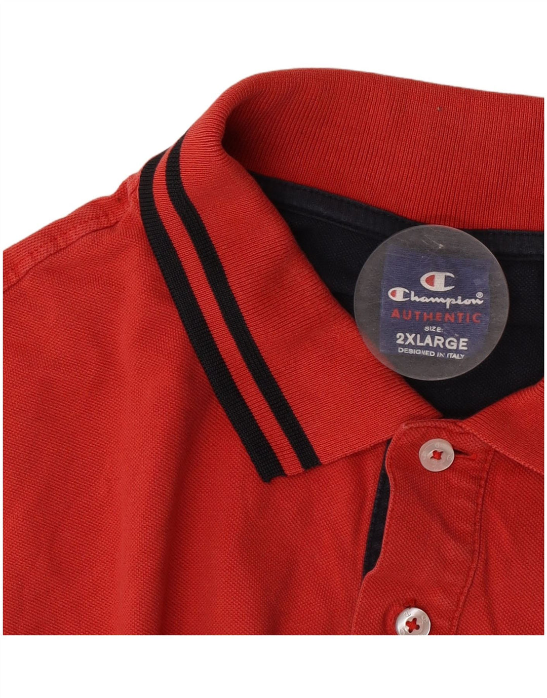 Champion Herre Polo Shirt 2XL Rød