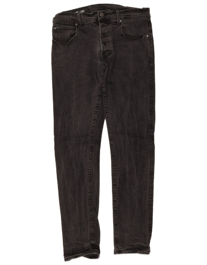 G-Star Slim Jeans til mænd W33 L32 Sort