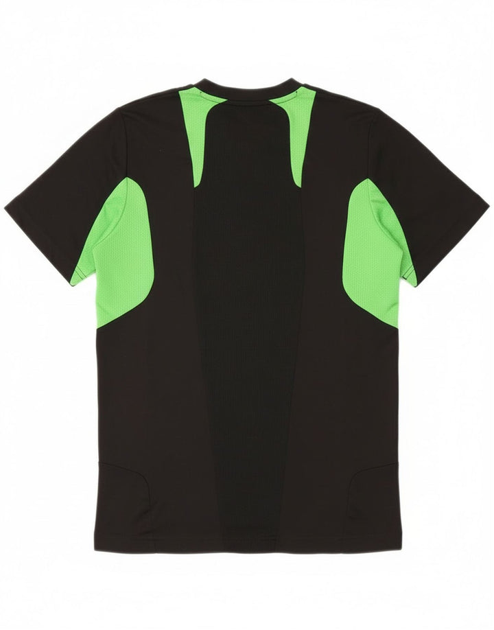 Adidas Boys Climacool T-Shirt Top 15-16 år Sort Colourblock Polyester