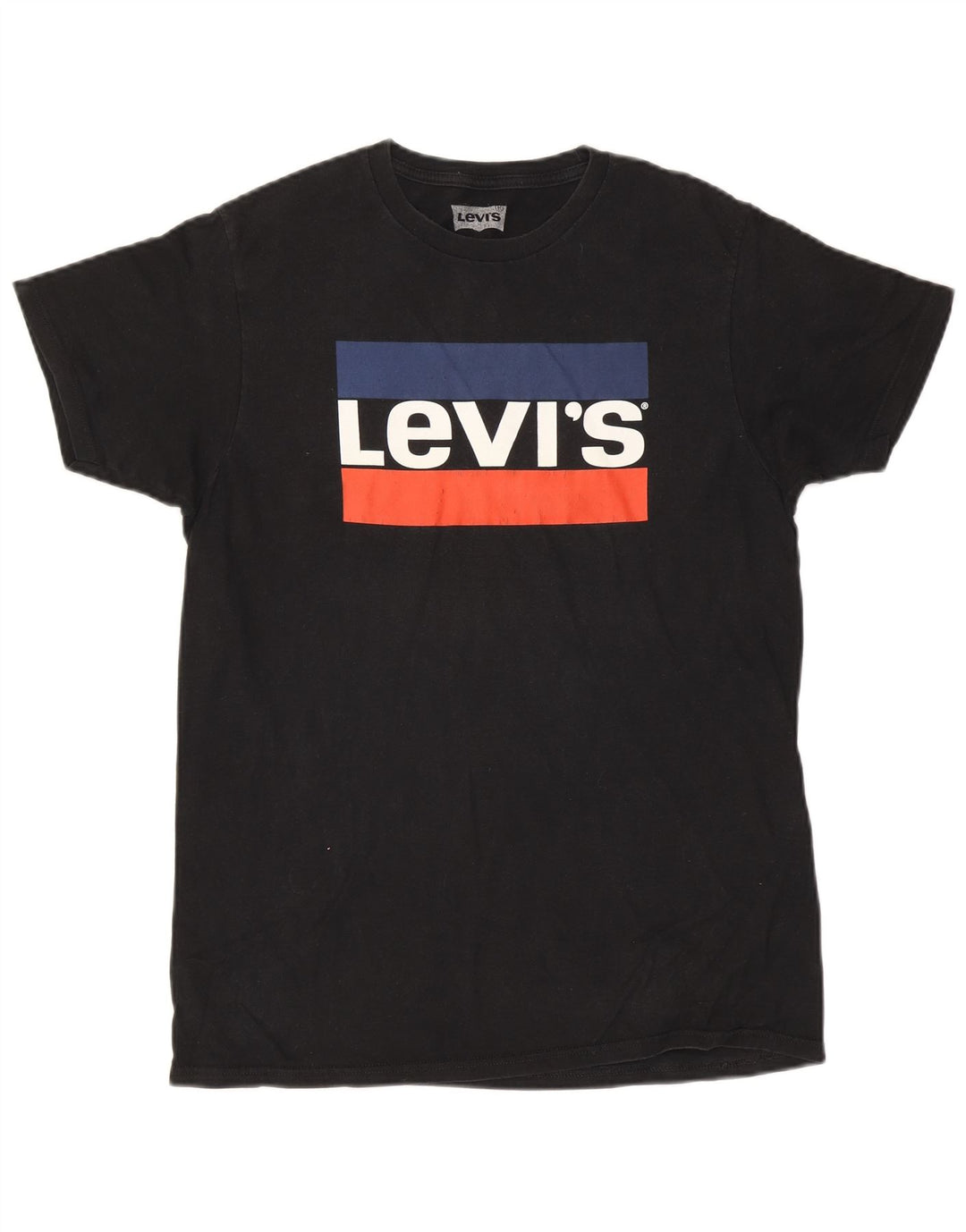 Levi's Herre grafisk T-shirt Top Medium Sort