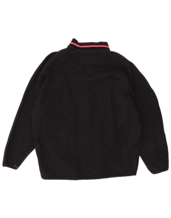 BEDSTE FIRMA Dame Oversized Grafisk Sweatshirt Jumper UK 16 Large Black