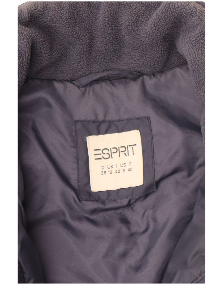 Esprit Dame Polstret Frakke UK 12 Medium Navy Blue