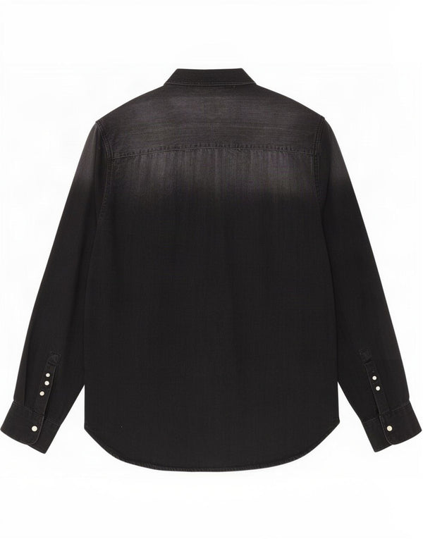 Zara Herre Denim Shirt XL Sort