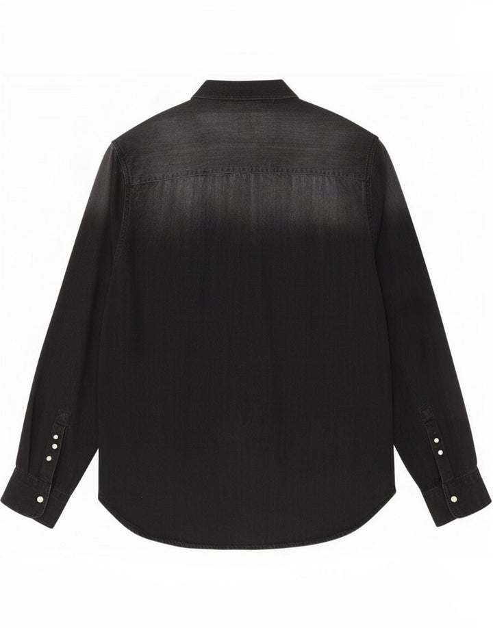 Zara Herre Denim Shirt XL Sort