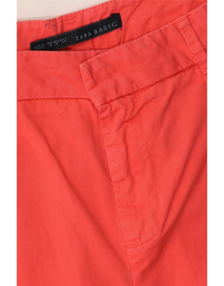 Zara Dame Pegged Chino Bukser Medium W28 L26 Pink
