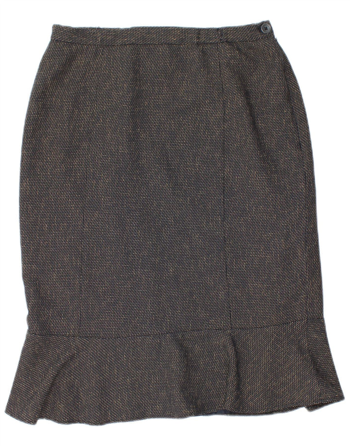 Eastex trompetnederdel til kvinder UK 12 Medium W30 Marineblå polyester