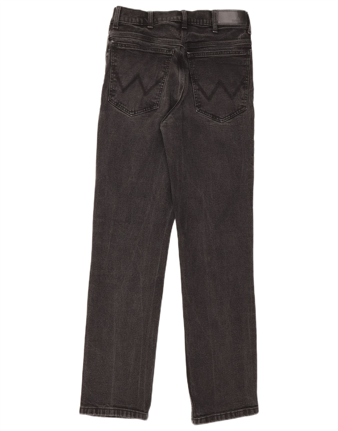 Wrangler Straight Jeans til mænd W31 L32 Sort bomuld