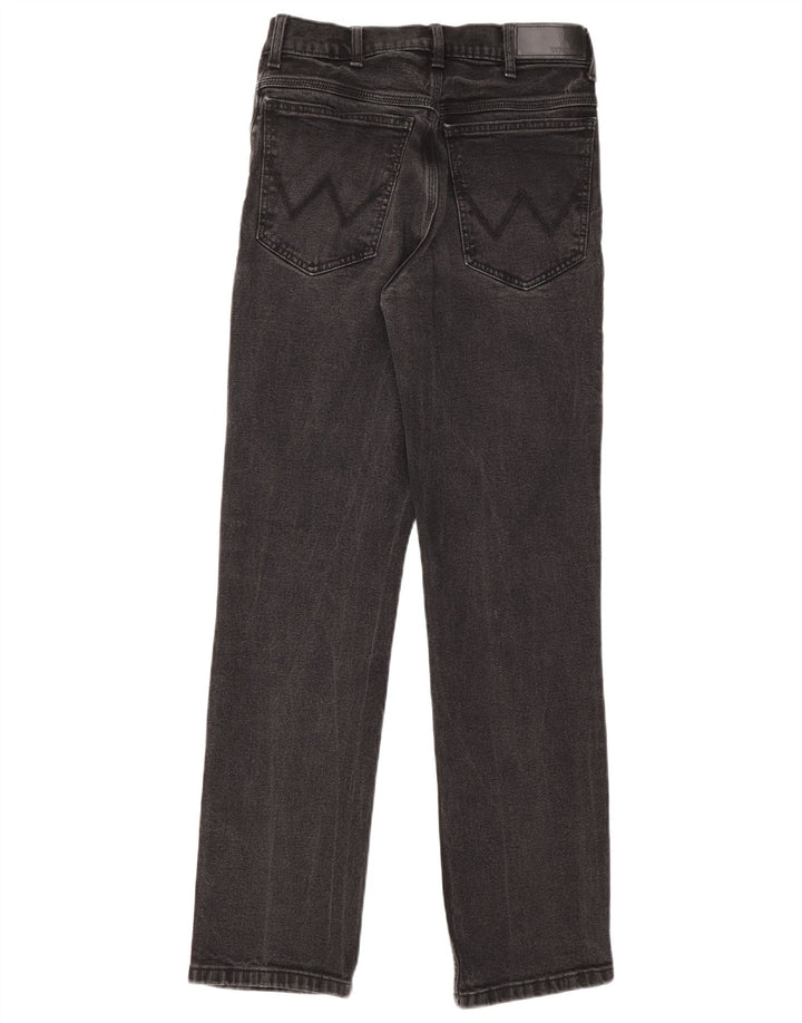 Wrangler Straight Jeans til mænd W31 L32 Sort bomuld