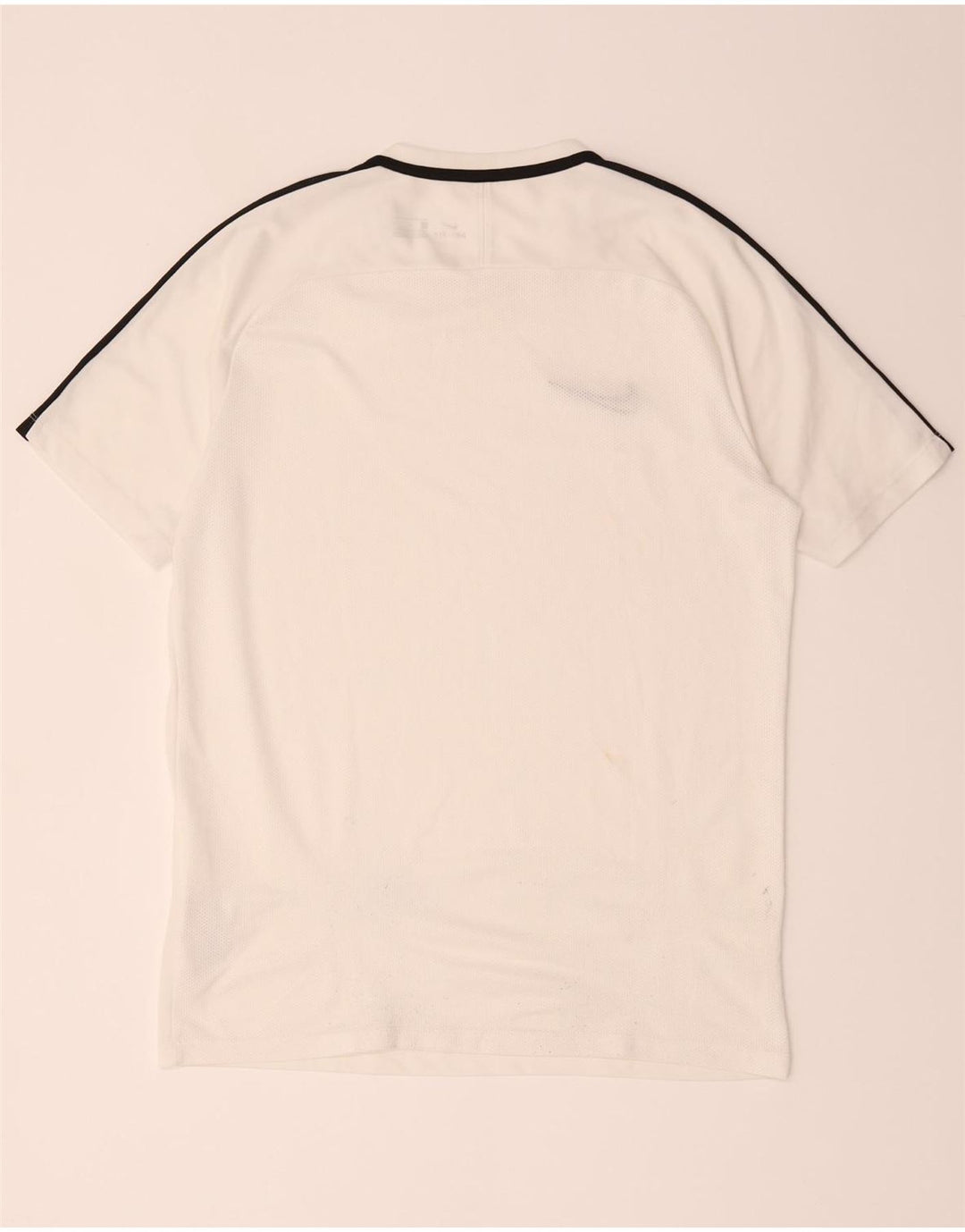 Nike Herre Dri Fit T-shirt Top Stor hvid Colourblock Polyester