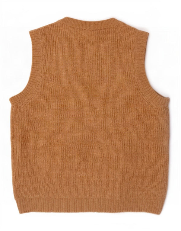 Marks & Spencer Damevest Tank Top UK 14 Medium Beige Akryl