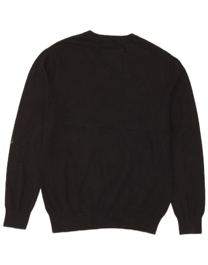 Jack Wills Herre V-hals sweater Stor sort bomuld