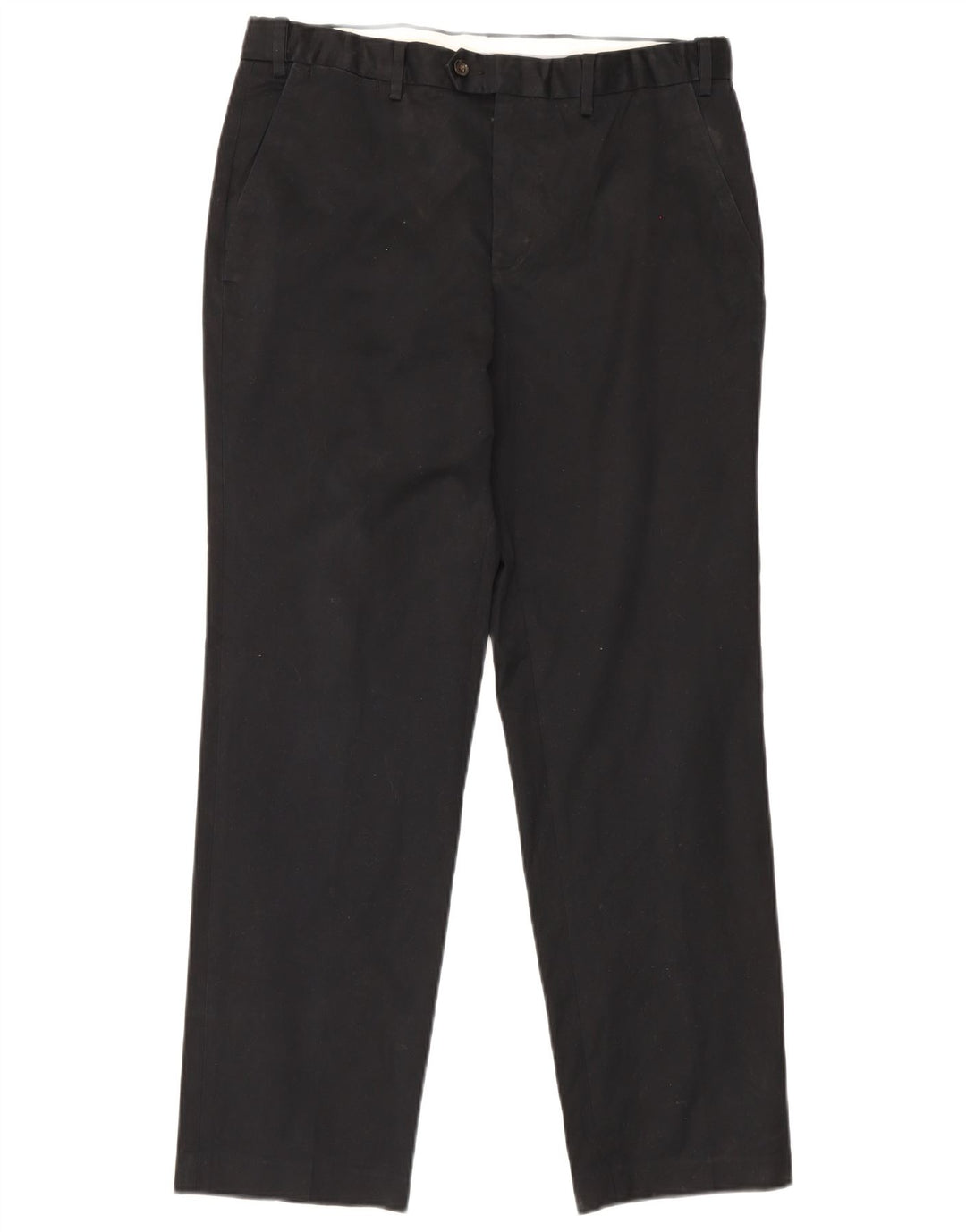 Marks & Spencer Herre Skræddersyet Fit Straight Suit Bukser W34 L31 Sort