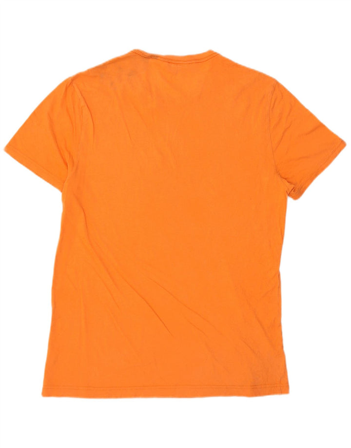 Penguin Herre grafisk T-shirt Top Medium Orange Bomuld