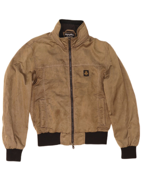 Refrigiwear Regnjakke til mænd UK 38 Medium Khaki Colourblock Polyamid