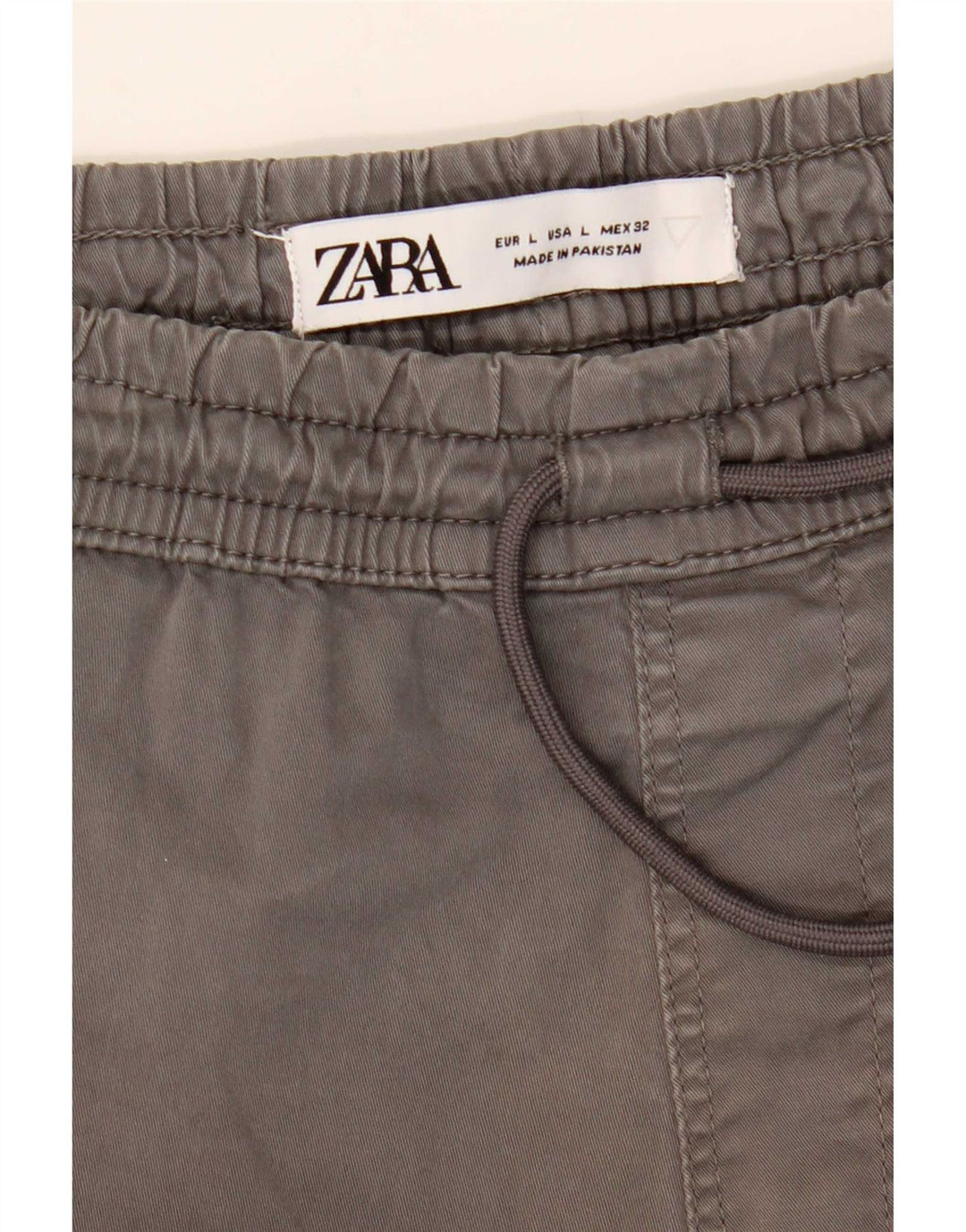 Zara Joggers Chinobukser til kvinder Large W32 L27 Grå