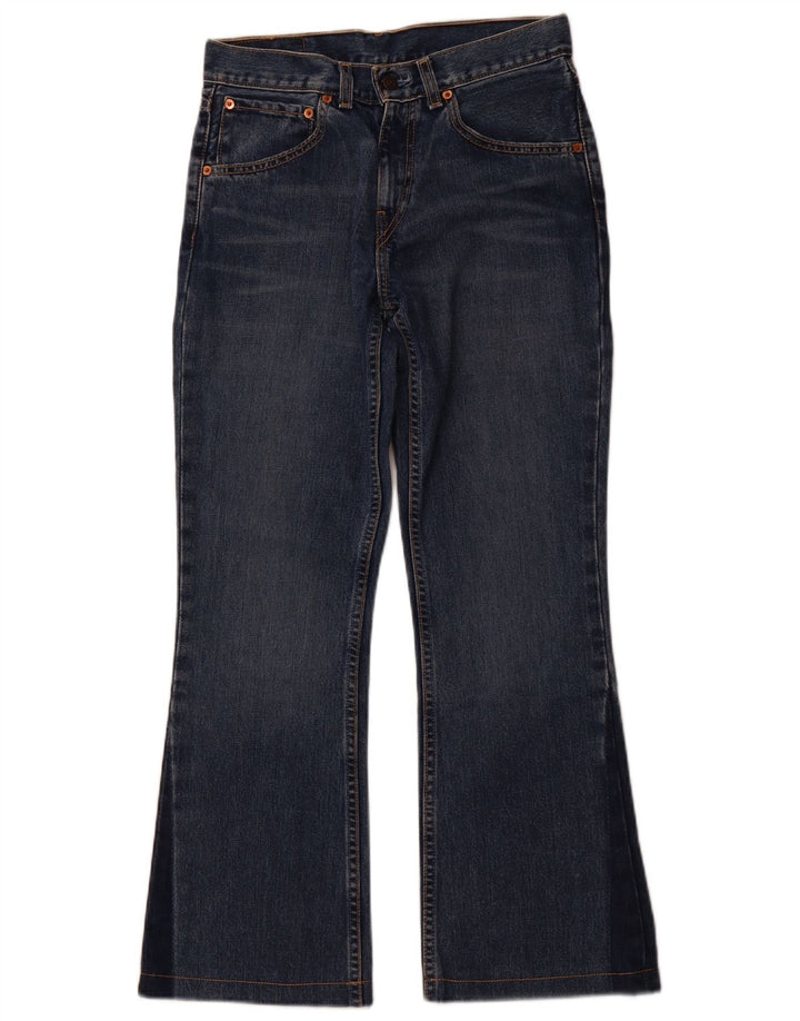 LEVI'S Dame 525 Bootcut Jeans W28 L28 Blå Bomuld