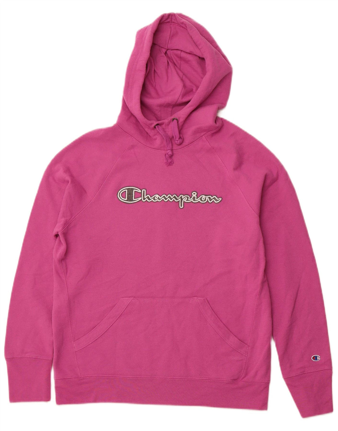 CHAMPION Grafisk hættetrøje til kvinder UK 10 Small Pink Polyester