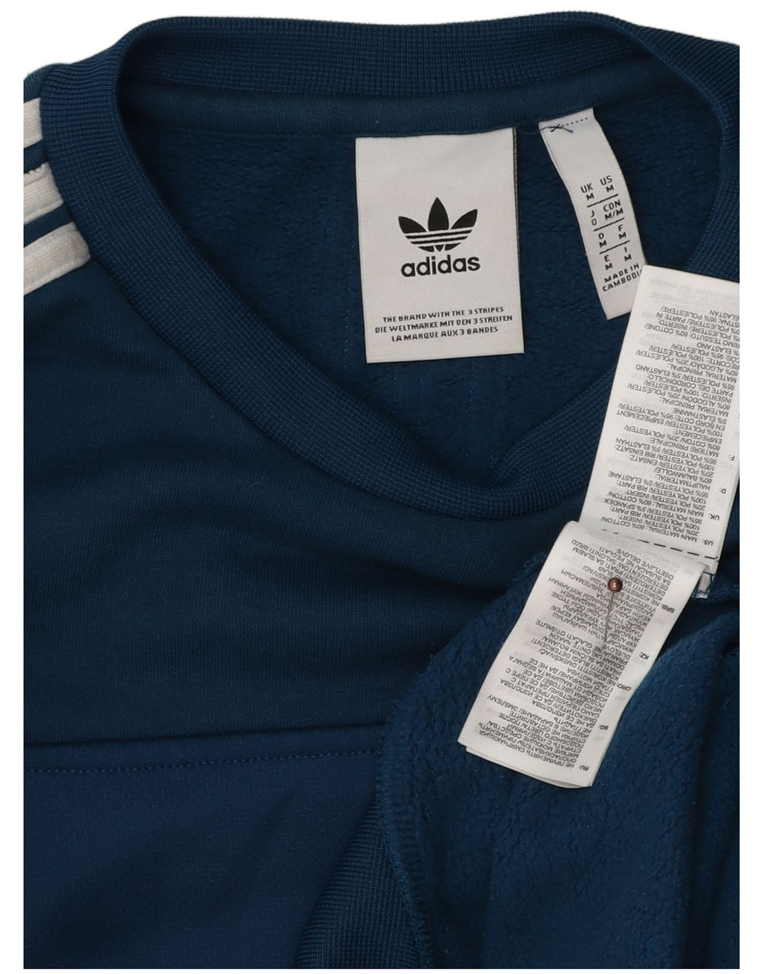 ADIDAS Sweatshirt til mænd mellemblå bomuld