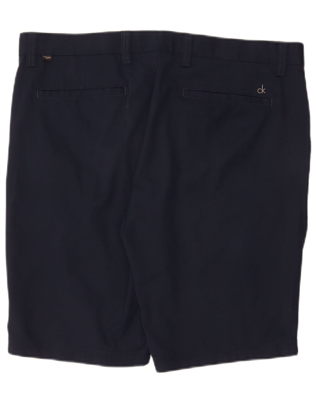 CALVIN KLEIN Chino Shorts til mænd W38 XL Marineblå polyester