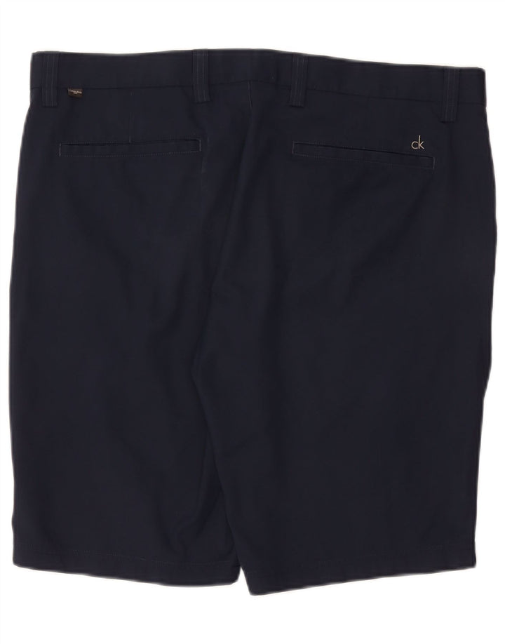 CALVIN KLEIN Chino Shorts til mænd W38 XL Marineblå polyester