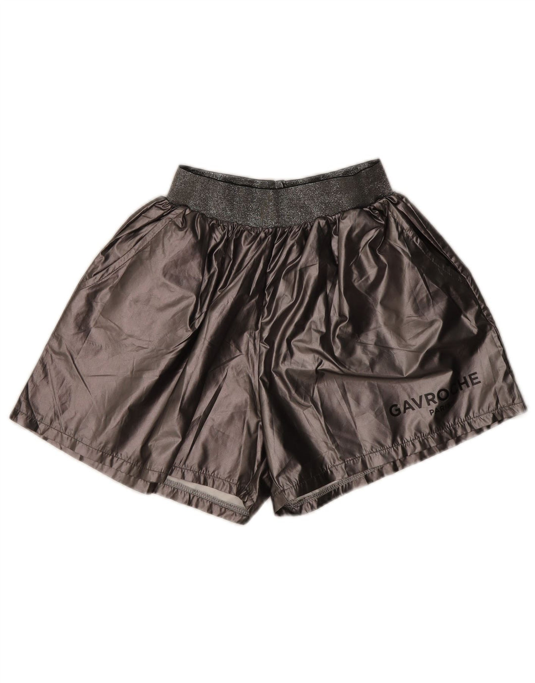 Vintage sportsshorts til kvinder UK 16 Large Grå Polyester