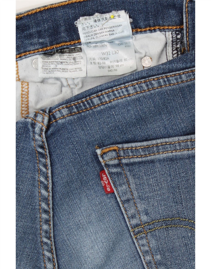 Levi's Slim Jeans til mænd W32 L30 Blå