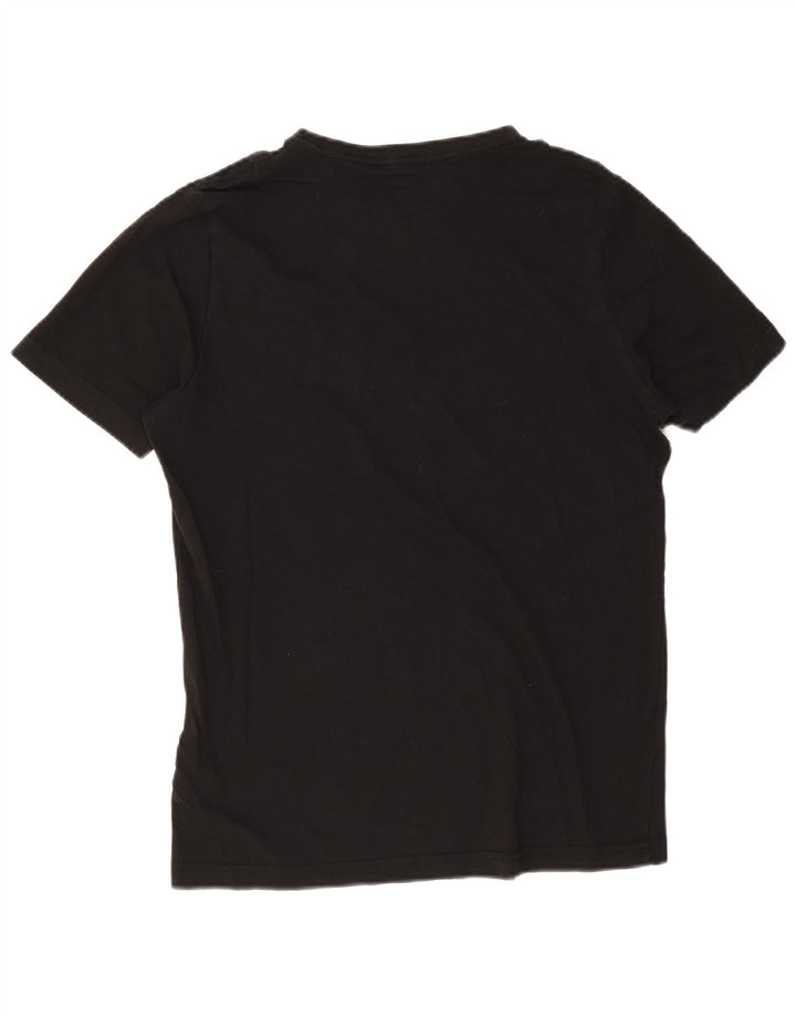 Puma Herre grafisk T-shirt top lille sort bomuld