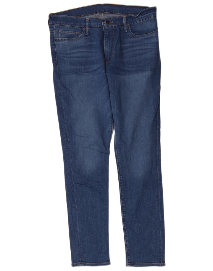 Levi's Slim Jeans til kvinder W32 L30 blå bomuld