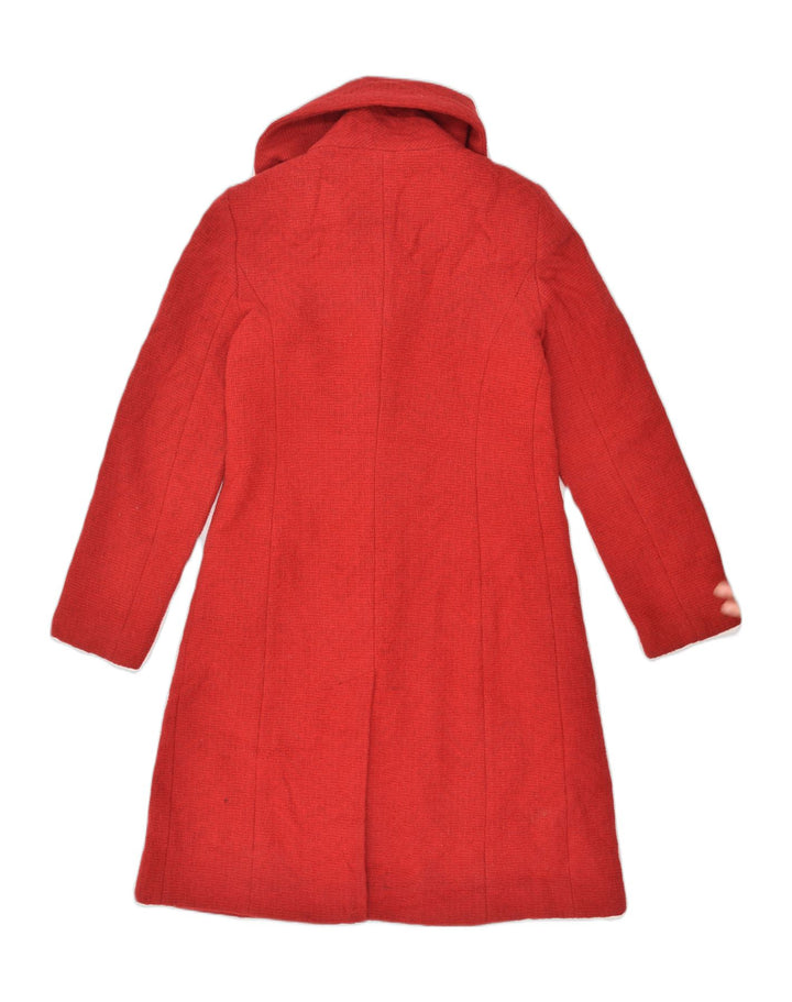 OASIS Womens Overcoat UK 10 Small  Red Cotton | Vintage Oasis | Thrift | Second-Hand Oasis | Used Clothing | Messina Hembry 