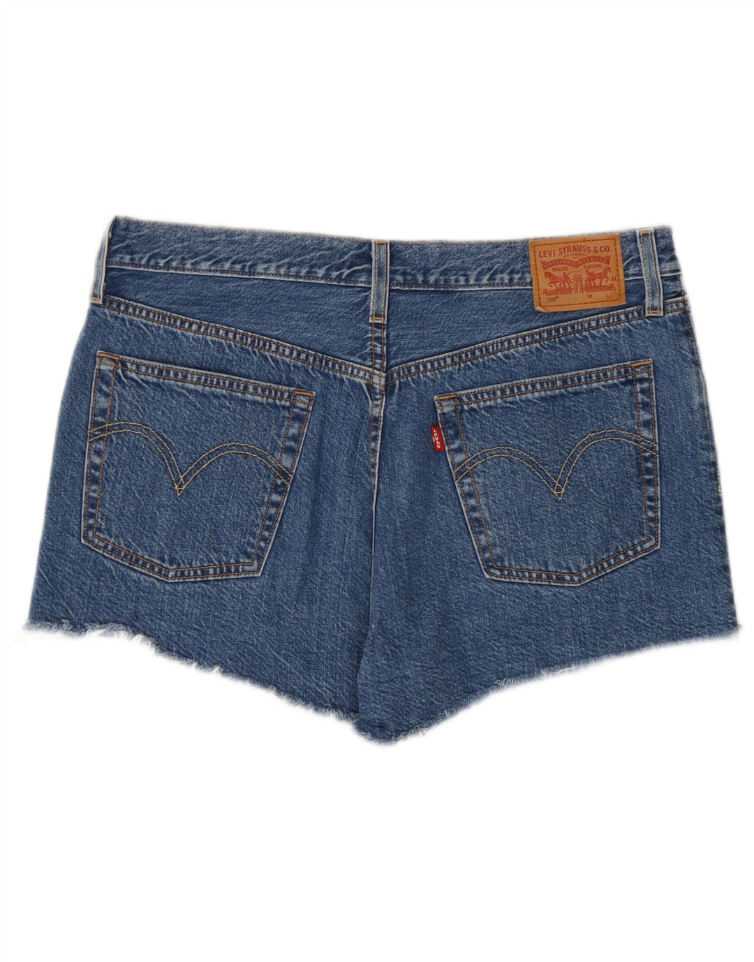 Levi's Womens 501 denimshorts W31 Medium Blue Bomuld