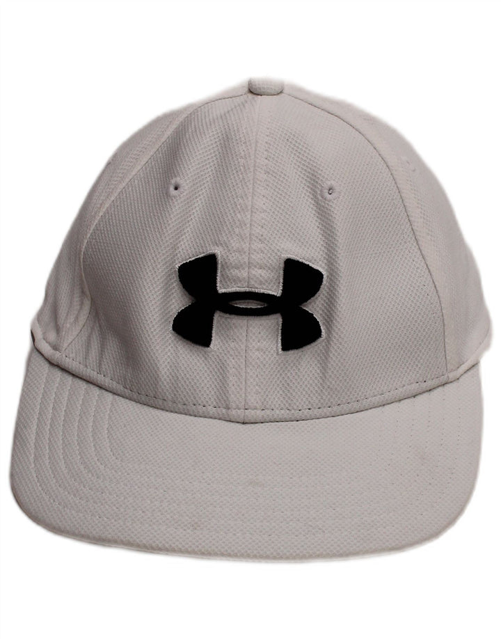 UNDER ARMOUR Mens Graphic Baseball Cap Medium/Large White Sports