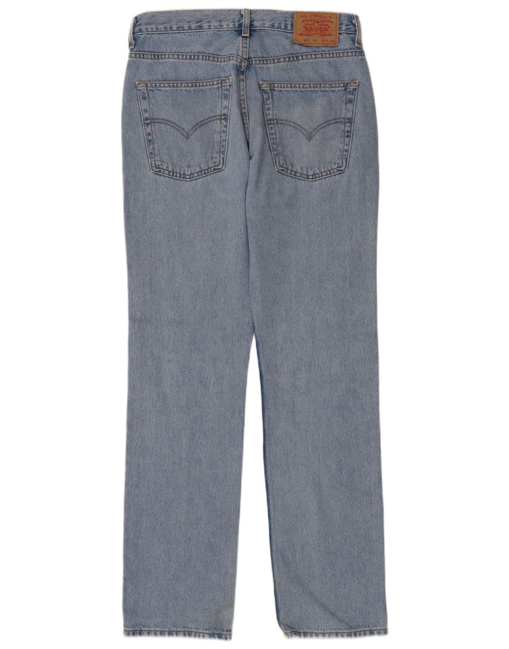 Levi's Herre 581 Straight Jeans W33 L34 Blå Bomuld